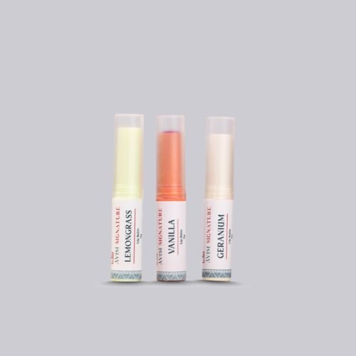 lip balm geranium and lemon grass